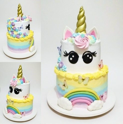 Bolo de andares com aplicação de Pasta Americana